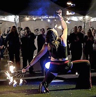 Fire Performer at Private Party