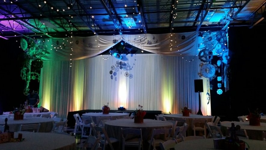 Our Circus Training Center turned into a beautiful Event Hall