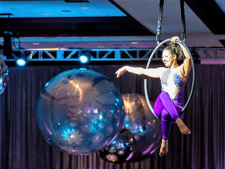 Aerialist at Tampa Bay Convention Center